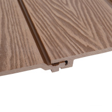3D Deep Wood Grain Embossing WPC Board Exterior Outside Siding Waterproof Mildew Proof Composit Wall Panel Decoration Cladding